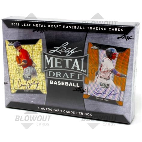 2018 leaf metal draft baseball hobby box|Leaf Baseball Cards .